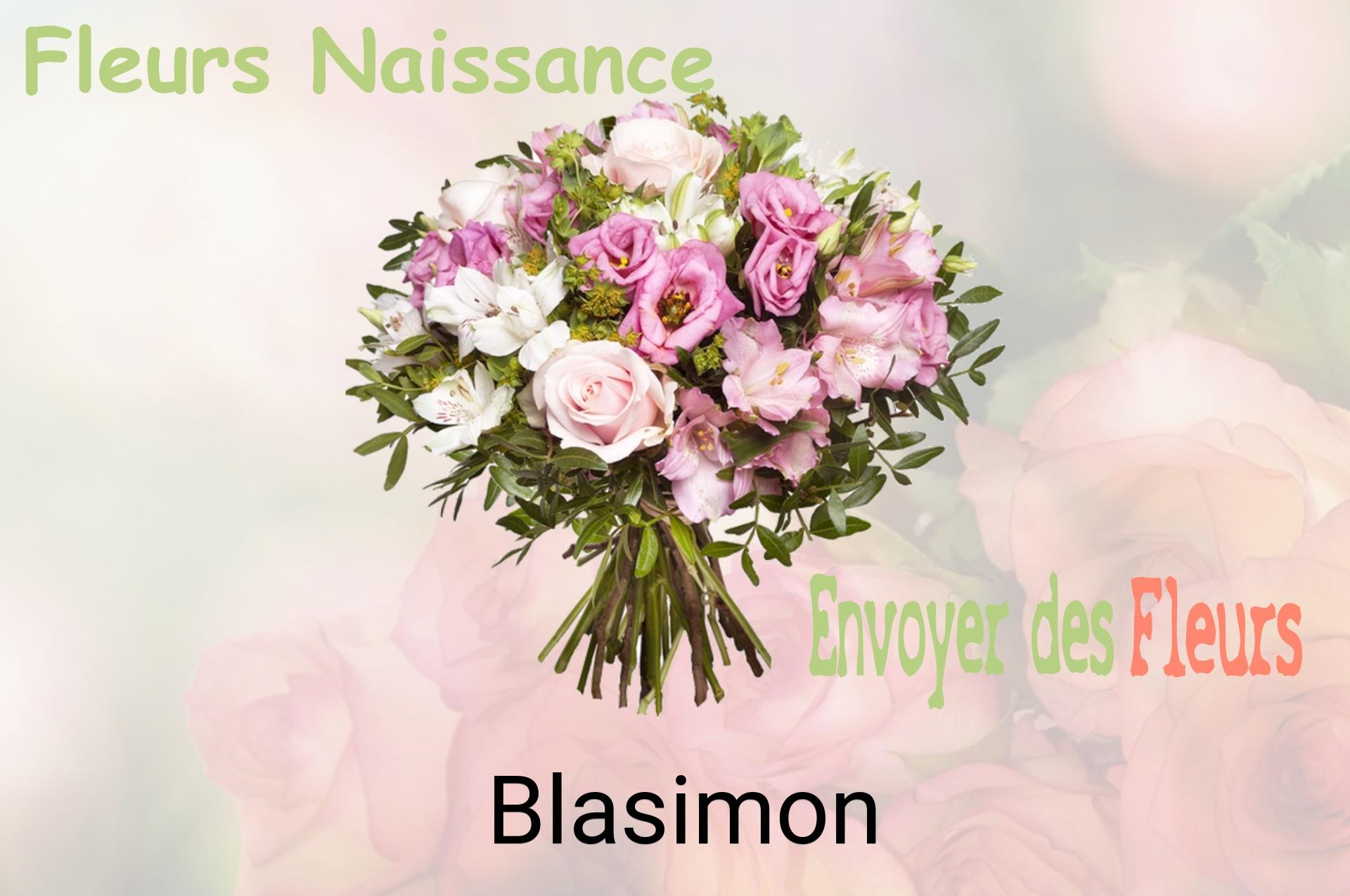 Bouquet de fleurs de naissance livré à Blasimon
