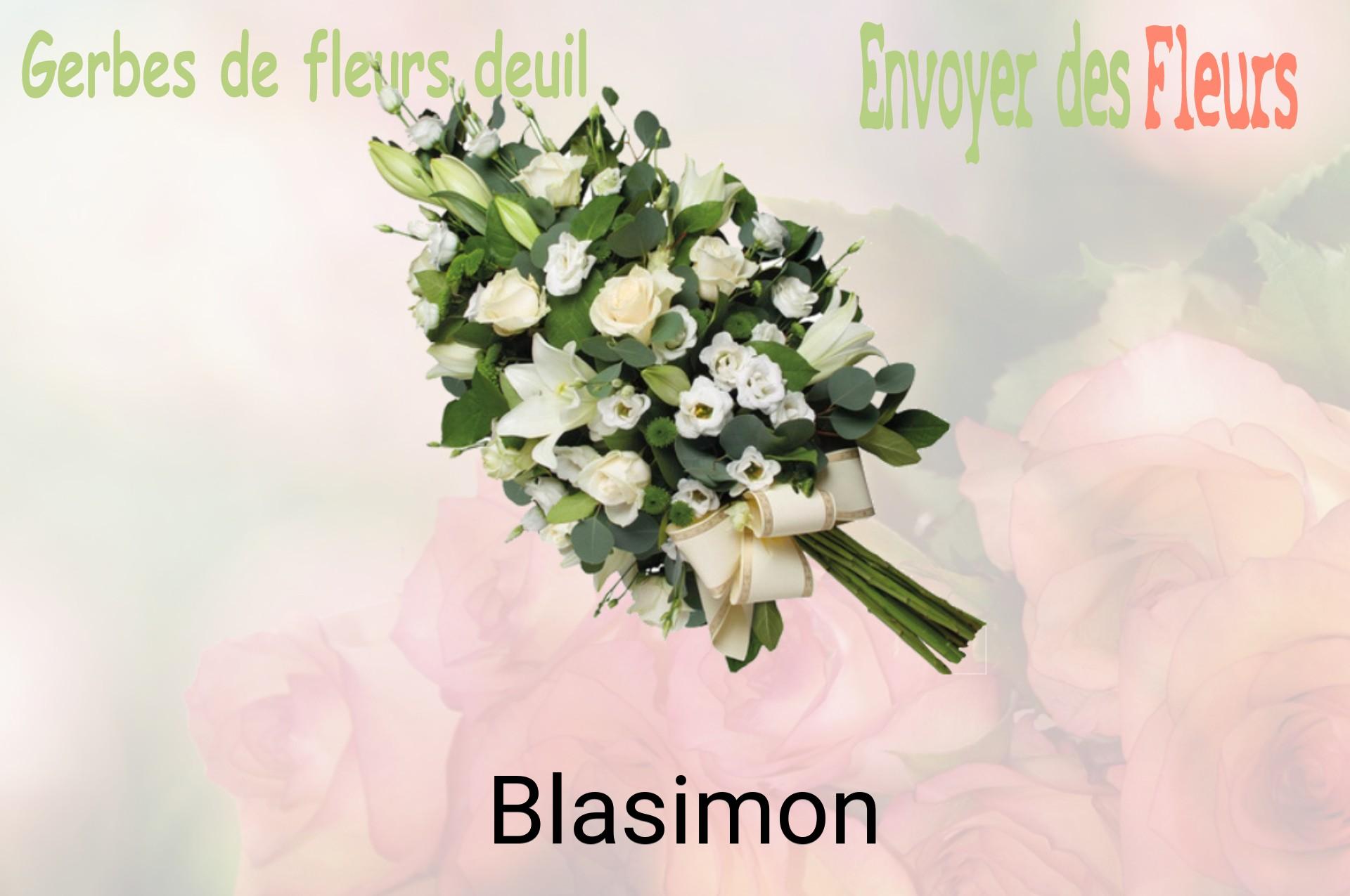Gerbe de fleurs de deuil livrée à Blasimon